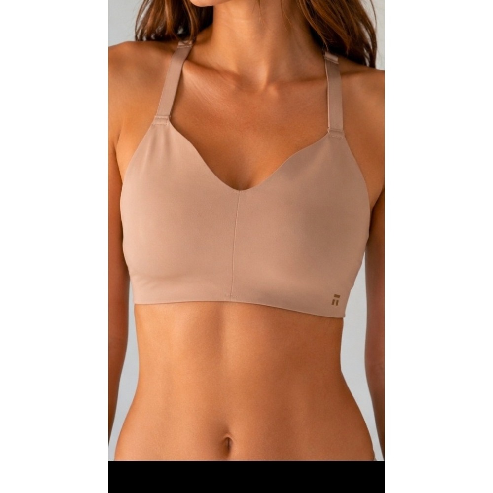 2) Tommy John Comfort Smoothing Bralette XL Nude Wireless Seamless Adjustable